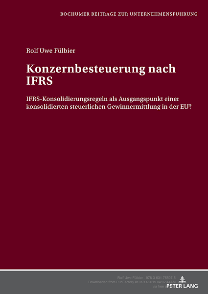 Sampul Konzernbesteuerung nach IFRS