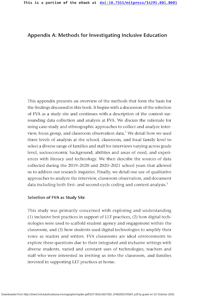 Sampul methods for investigating indusive education(8)