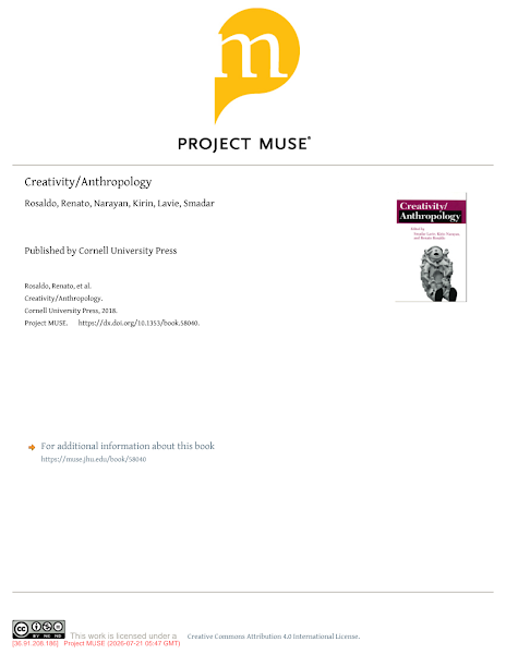 Sampul Creativity Anthropology