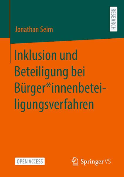 Sampul Inklusion und Beteiligung bei B&uuml;rger*innenbetei- ligungsverfahren