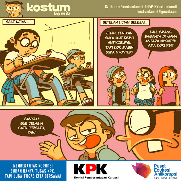 Sampul kostumkomik-antikorupsi