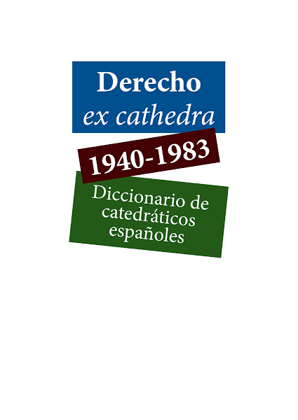 Sampul Derecho ex cathedra 1940-1983