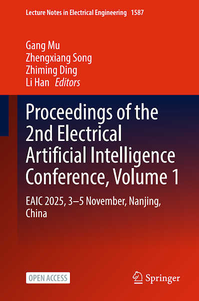 Sampul Proceedings of the 2nd Electrical Artificial Intelligence Conference, Volume 1