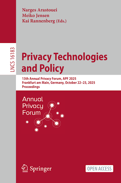 Sampul 088. Springer-Privacy Technologies and Policy