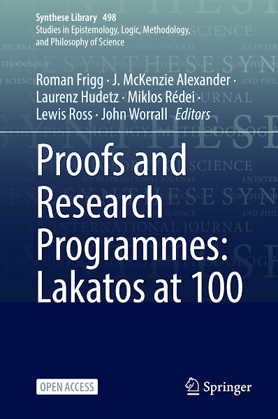 Sampul Proofs and Research Programmes Lakatos at 100