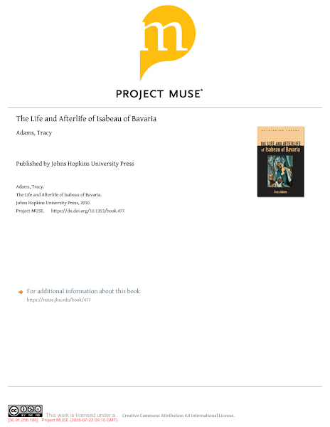 Sampul The Life and Afterlife of Isabeau of Bavaria