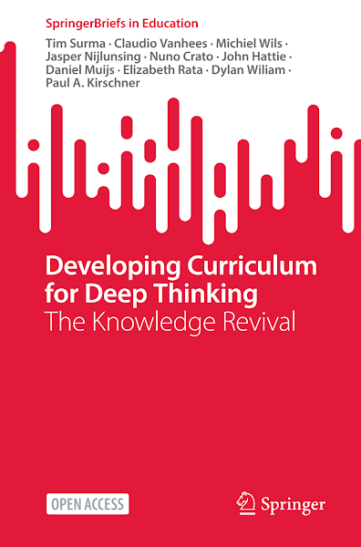 Sampul Developing Curriculum for Deep Thinking The Knowledge Revival