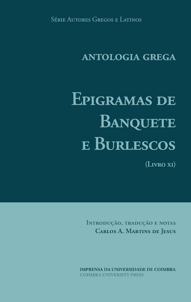 Sampul Antologia Grega. Epigramas de Banquete e Burlescos