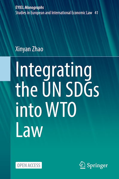 Sampul Integrating the UN SDGs into WTO Law