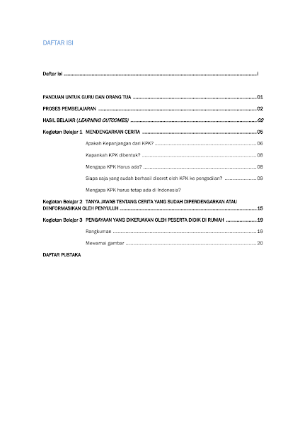 Sampul Modul-Kelembagaan-KPK-SD 123-aclc-KPK