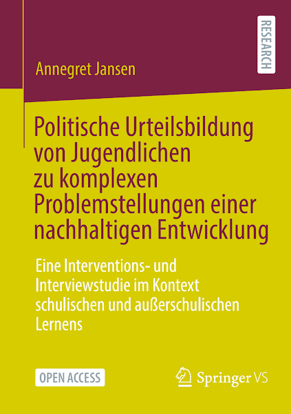 Sampul Politische Urteilsbildung von Jugendlichen zu komplexen Problemstellungen einer nachhaltigen Entwicklung
