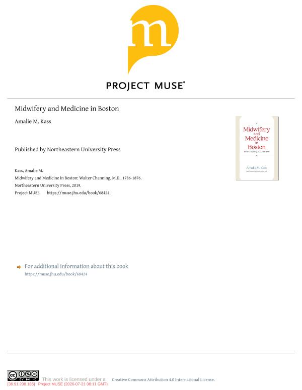 Sampul Midwifery and Medicine in Boston