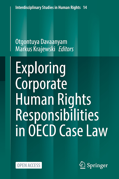 Sampul Exploring Corporate Human Rights Responsibilities in OECD Case Law