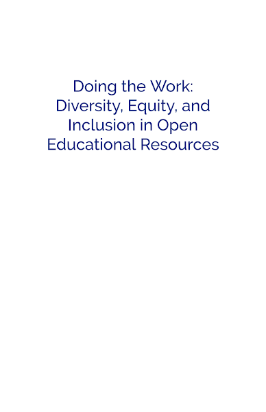 Sampul 0033. Doing-the-Work-Diversity-Equity-and-Inclusion-in-Open-Educational-Resources-1678735219
