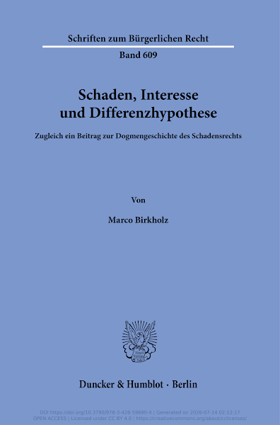 Sampul Schaden, Interesse und Differenzhypothese