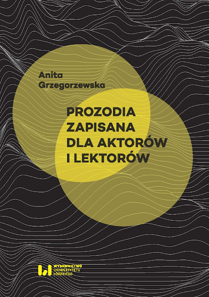 Sampul Prozodia zapisana dla aktor&oacute;w i lektor&oacute;w