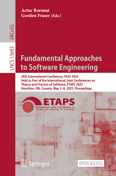 Sampul Fundamental Approaches LNCS 15693 ARCoSS to Software Engineering