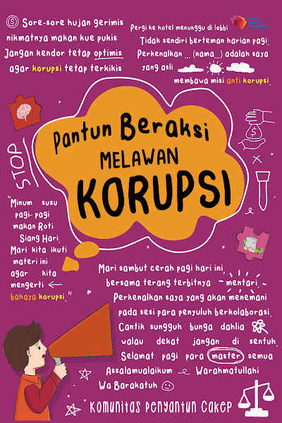 Sampul E-Book Pantun Antikorupsi