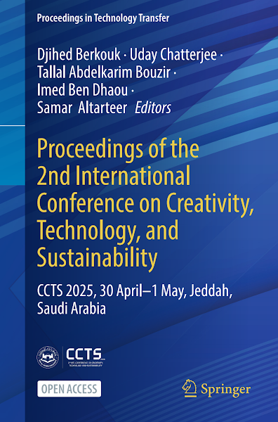 Sampul Proceedings of the 2nd International Conference on Creativity, Technology, and Sustainability