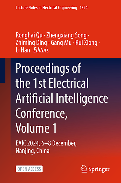 Sampul Proceedings of the 1st Electrical Artificial Intelligence Conference, Volume 1
