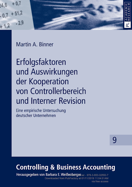 Sampul Erfolgsfaktoren und Auswirkungen der Kooperation von Controllerbereich und Interner Revision