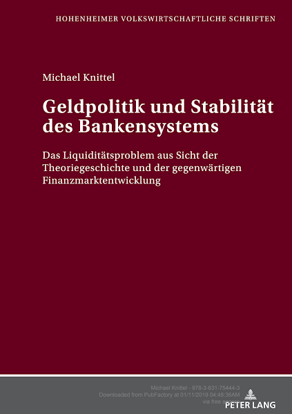 Sampul Geldpolitik und Stabilitaet des Bankensystems