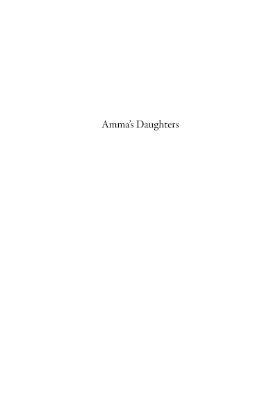 Sampul Amma&rsquo;s Daughters A Memoir