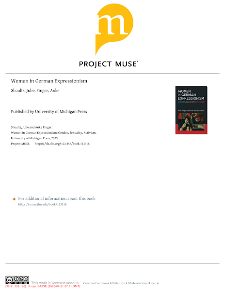 Sampul Women in German Expressionism