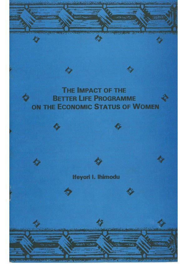 Sampul The impact of the better life programme on the economic status of women