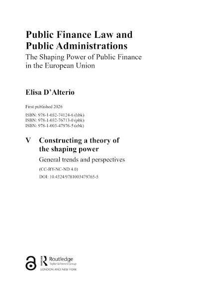 Sampul Chapter Constructing a theory of the shaping power