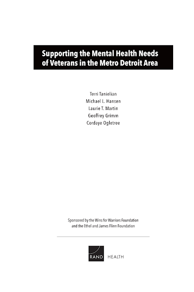 Sampul Supporting the Mental Health Needs of Veterans in the Metro Detroit Area